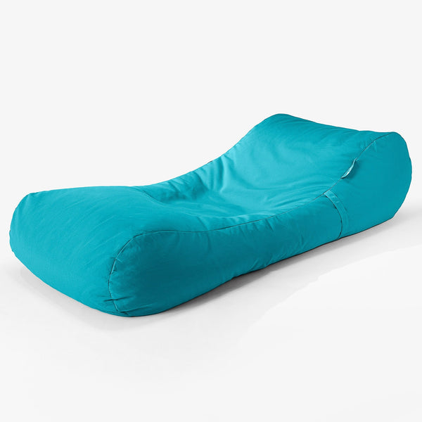 Big Bertha Original, SoleiStorm™ Ultra 2000 h+ Pouf Bain De Soleil, Pouf Extérieur, Olefin Aqua