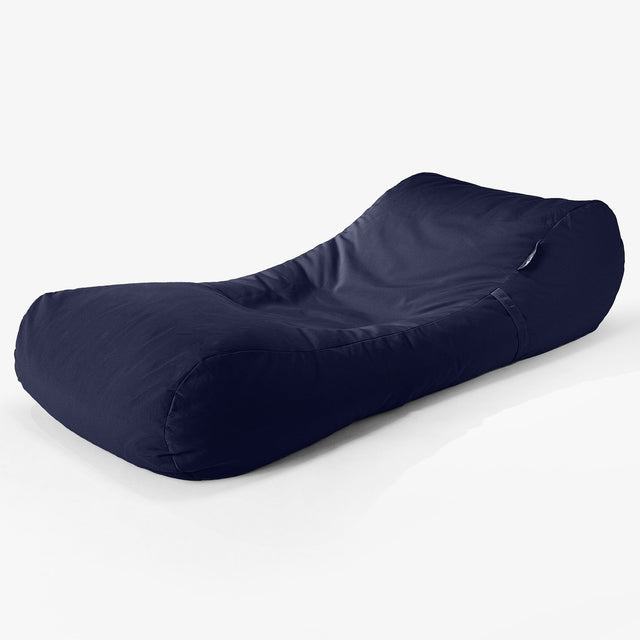Big Bertha Original, SoleiStorm™ Ultra 2000 h+ Pouf Bain De Soleil, Pouf Extérieur, Olefin Bleu Marine
