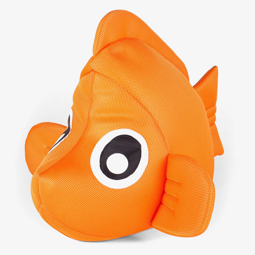 Big Bertha Original - Pouf Jouet Piscine Poisson-clown Pour Enfants - Orange - Pouf Flottant Piscine Pour Enfants