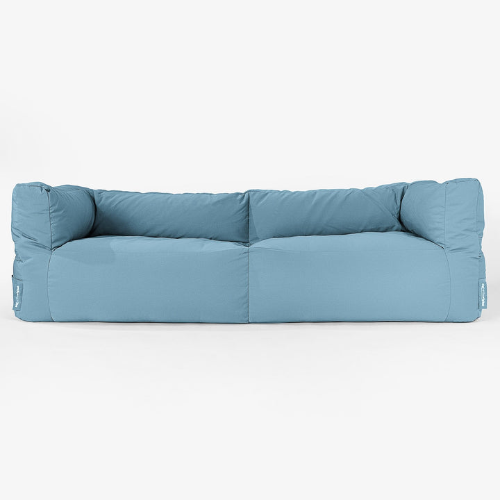 Big Bertha Original, SoleiStorm™ Ultra 2000 h+ Canapé Pouf , Gros Pouf, Extérieur, Olefin Bébé Bleu