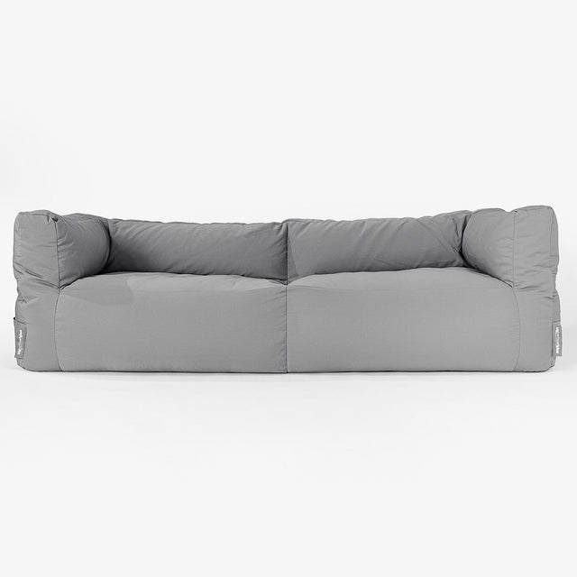 Big Bertha Original, SoleiStorm™ Ultra 2000 h+ Canapé Pouf , Gros Pouf, Extérieur, Olefin Gris moyen