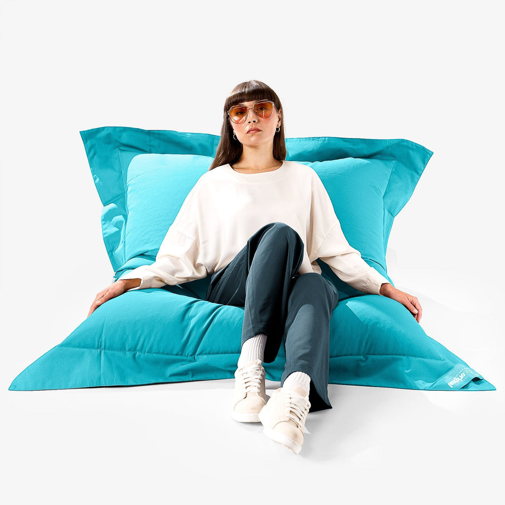 Big Bertha Original, SoleiStorm™ Ultra 2000 h+ Pouf Géant XXL Original,  Gros Pouf, Extérieur, Olefin Aqua