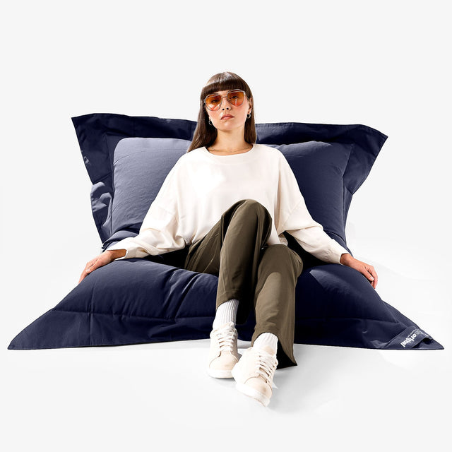 Big Bertha Original, SoleiStorm™ Ultra 2000 h+ Pouf Géant XXL Original,  Gros Pouf, Extérieur, Olefin Bleu Marine