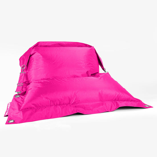 Pouf Géant XXL Original 'Braced' - SmartCanvas™ Rose Cerise 01