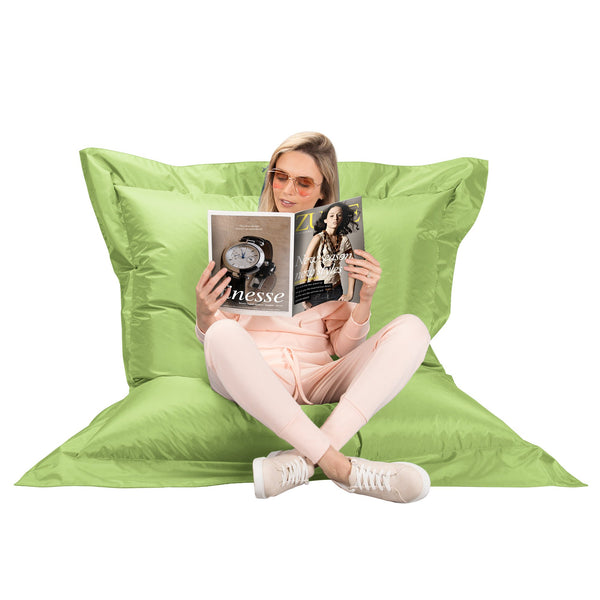 Big Bertha Original - Pouf Géant XXL Original, Gros Pouf Extérieur - Pomme Verte