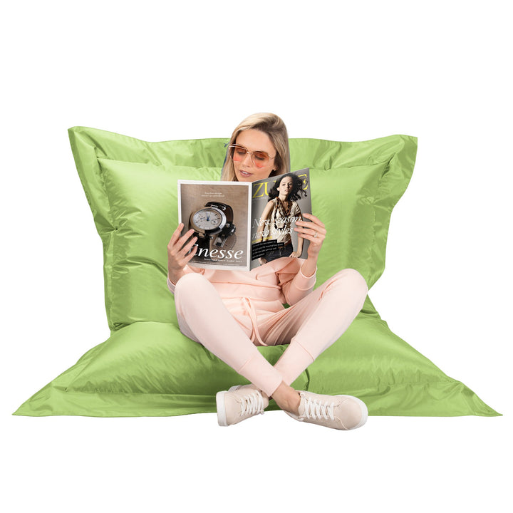 Big Bertha Original - Pouf Géant XXL Original, Gros Pouf Extérieur - Pomme Verte