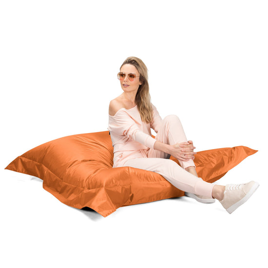 Big Bertha Original - Pouf Géant XXL Original, Gros Pouf Extérieur - Orange Clair