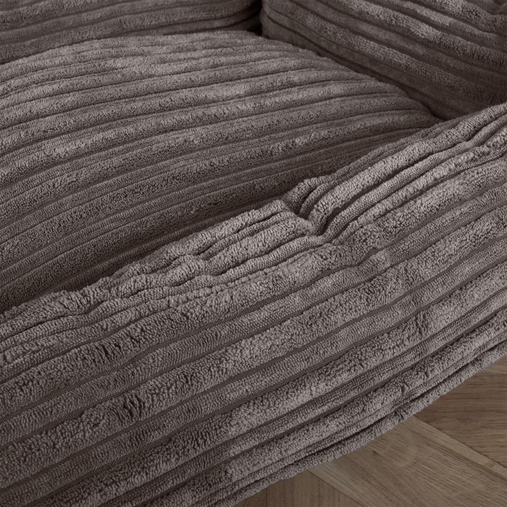 "Le Nid Par Mighty Bark" - Panier Pour Chien, Orthopédique à Mémoire De Forme, Panier Chien, Lit Pour Chien, Petit, Moyen, Grand - Côtelé Graphite