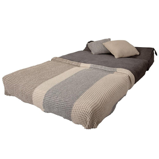 Lounge Pug, Avery, Fauteuil Futon, Double, Côtelé Anthracite
