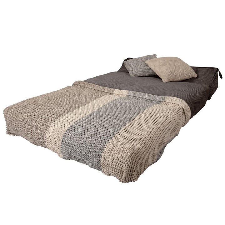 Lounge Pug, Avery, Fauteuil Futon, Double, Côtelé Anthracite
