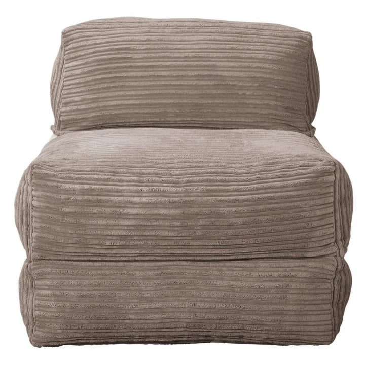 Lounge Pug, Avery, Fauteuil Futon, Unique, Côtelé Vison