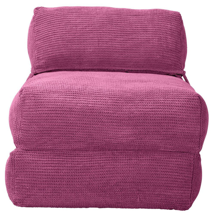 Lounge Pug, Avery, Fauteuil Futon, Unique, Pompon Rose