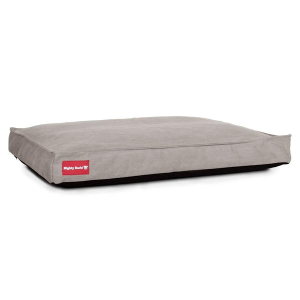 "Le Matelas Classique Par Mighty Bark" - Coussin Pour Chien, Orthopédique à Mémoire De Forme, Matelas Pour Chien, Lit Pour Chien, Petit, XXL - Stonewashed Gris