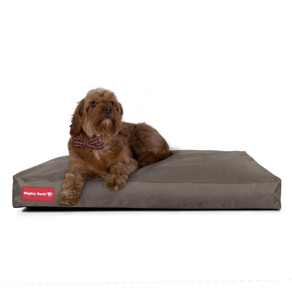 "Le Matelas Classique Par Mighty Bark" - Coussin Pour Chien, Orthopédique à Mémoire De Forme, Matelas Pour Chien, Lit Pour Chien, Petit, XXL - Imperméable Gris