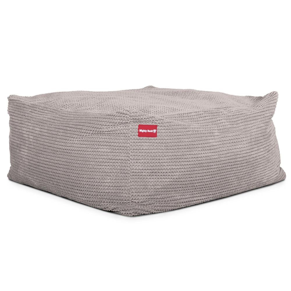 "Le Matelas Géant Par Mighty Bark" - Lit Pour Chien, Orthopédique à Mémoire De Forme, Grand Panier Pour Chien - Pompons Vison