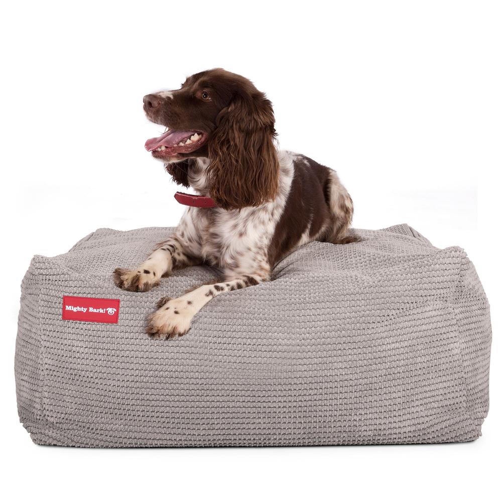 "Le Matelas Géant Par Mighty Bark" - Lit Pour Chien, Orthopédique à Mémoire De Forme, Grand Panier Pour Chien - Pompons Vison