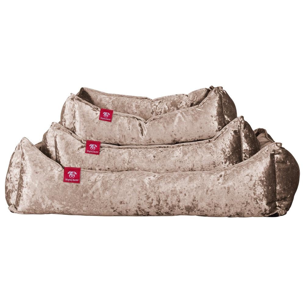 "Le Nid Par Mighty Bark" - Panier Pour Chien, Orthopédique à Mémoire De Forme, Panier Chien, Lit Pour Chien, Petit, Moyen, Grand - Clinquant Truffe