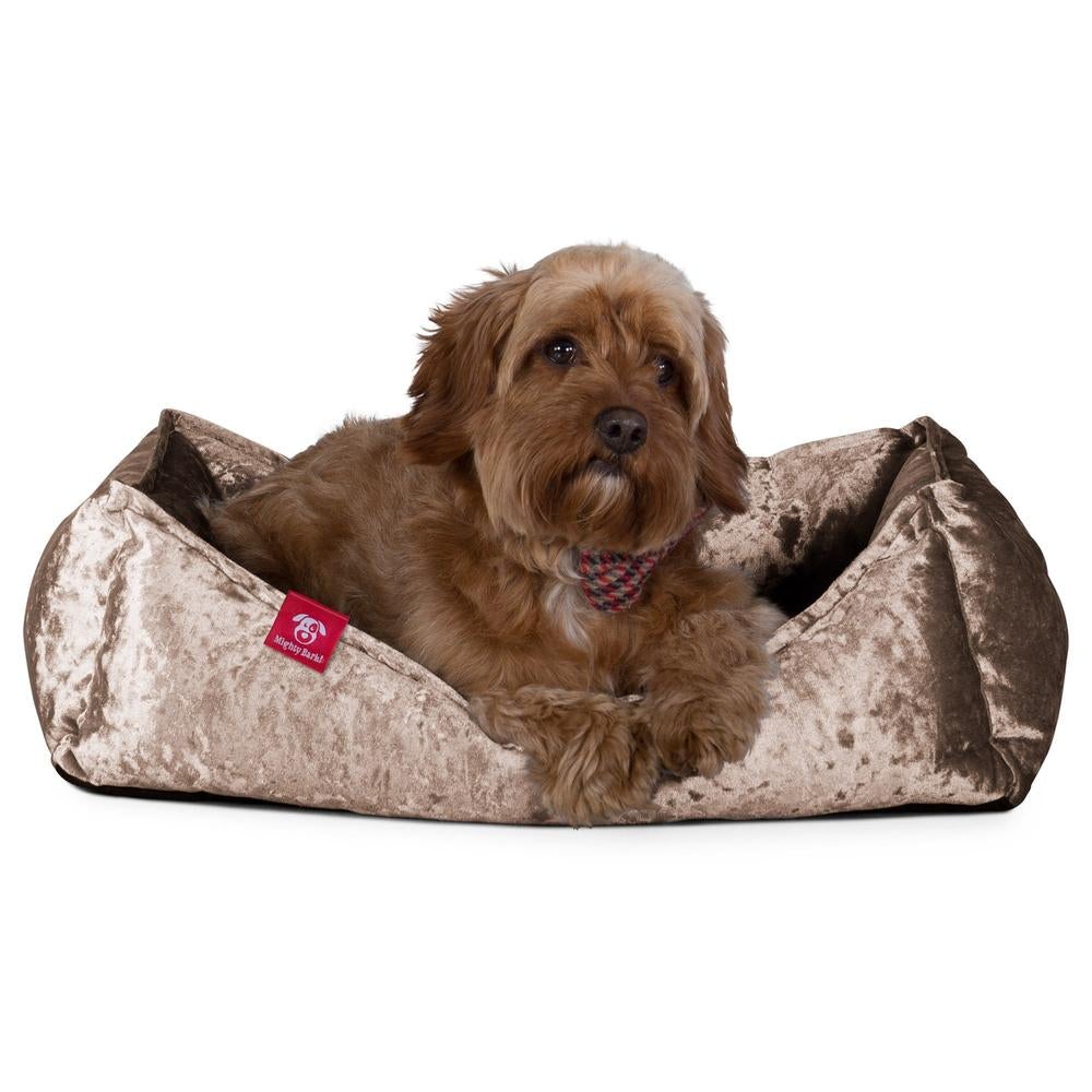 "Le Nid Par Mighty Bark" - Panier Pour Chien, Orthopédique à Mémoire De Forme, Panier Chien, Lit Pour Chien, Petit, Moyen, Grand - Clinquant Truffe