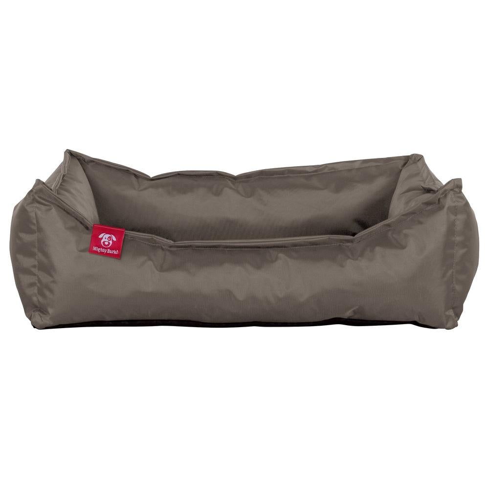 "Le Nid Par Mighty Bark" - Panier Pour Chien, Orthopédique à Mémoire De Forme, Panier Chien, Lit Pour Chien, Petit, Moyen, Grand - Imperméable Gris