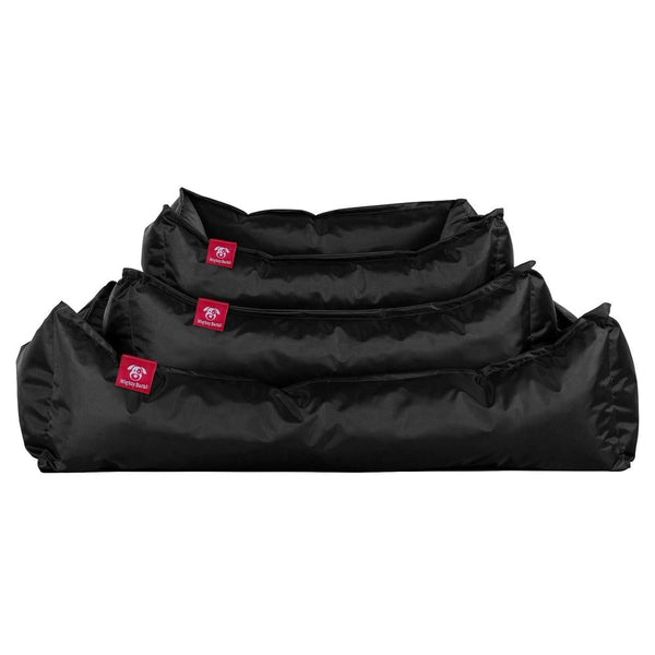 "Le Nid Par Mighty Bark" - Panier Pour Chien, Orthopédique à Mémoire De Forme, Panier Chien, Lit Pour Chien, Petit, Moyen, Grand - Imperméable Noir
