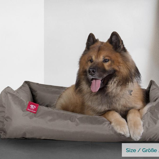 "Le Nid Par Mighty Bark" - Panier Pour Chien, Orthopédique à Mémoire De Forme, Panier Chien, Lit Pour Chien, Petit, Moyen, Grand - Imperméable Gris