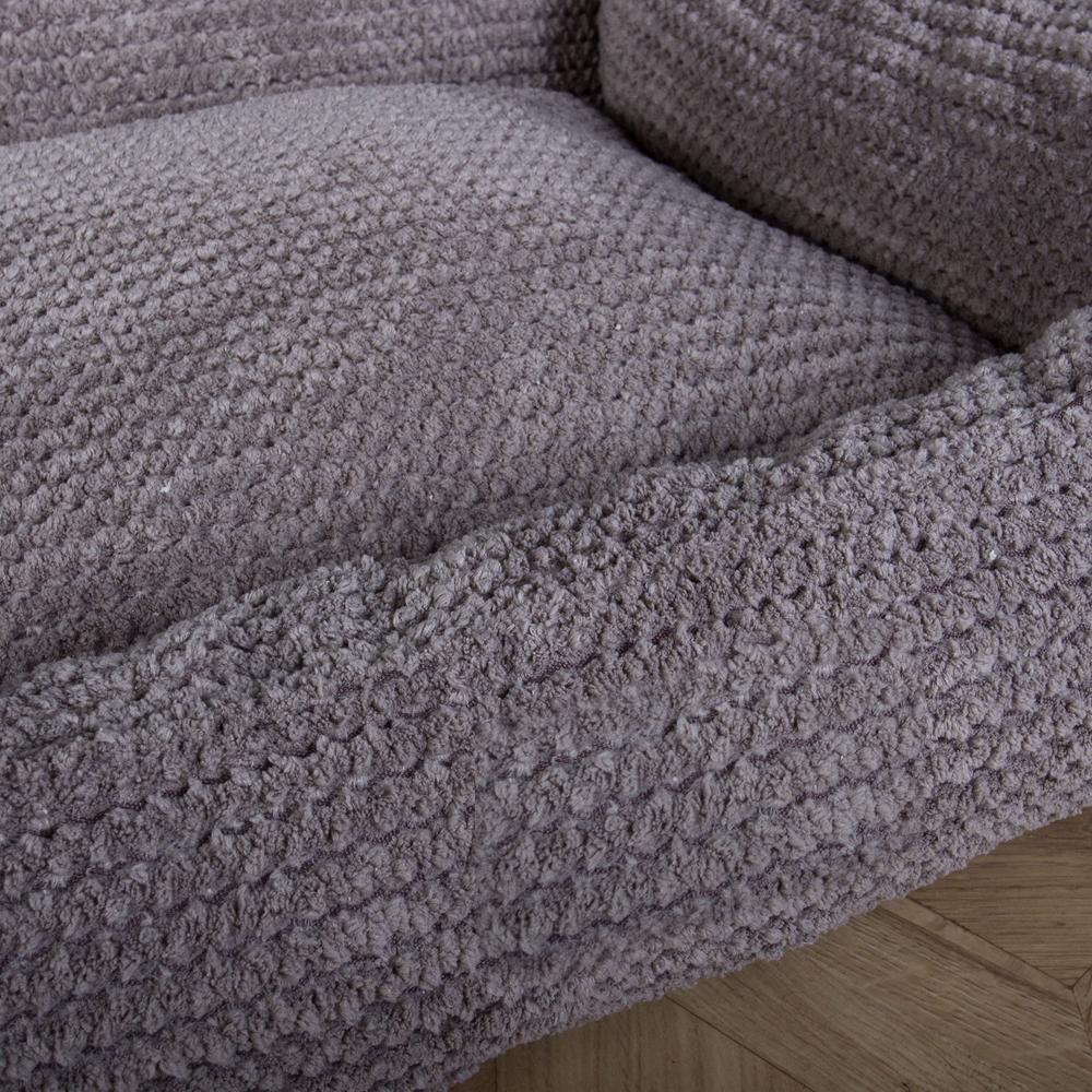 "Le Matelas Géant Par Mighty Bark" - Lit Pour Chien, Orthopédique à Mémoire De Forme, Grand Panier Pour Chien - Pompons Anthracite