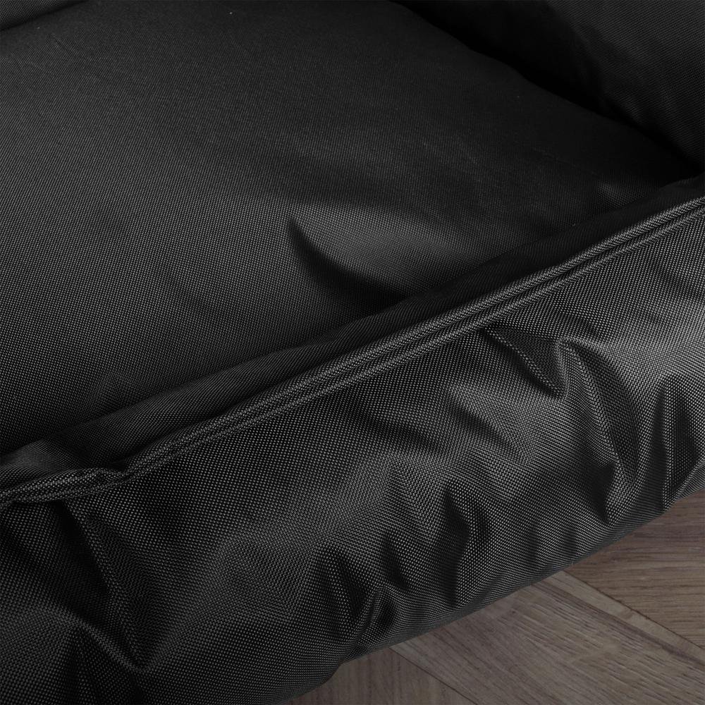 "Le Sofa Par Mighty Bark" -  Canapé Pour Chien, Orthopédique à Mémoire De Forme, Panier Pour Chien, Lit Pour Chien, Petit, Grand, XXL - Imperméable Noir
