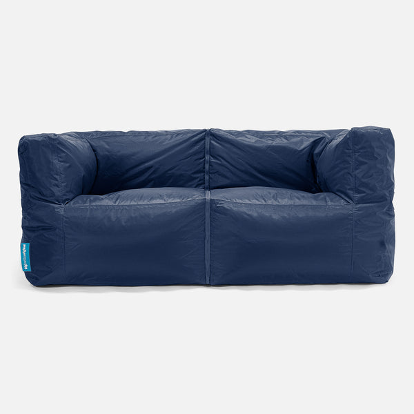SmartCanvas™ Canapé Pouf Modulable 2 pièces - Bleu Marine 01