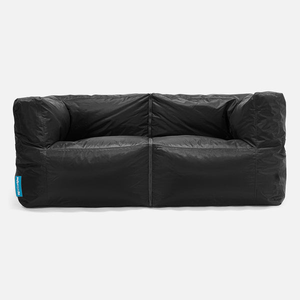 SmartCanvas™ Canapé Pouf Modulable 2 pièces - Noir 01