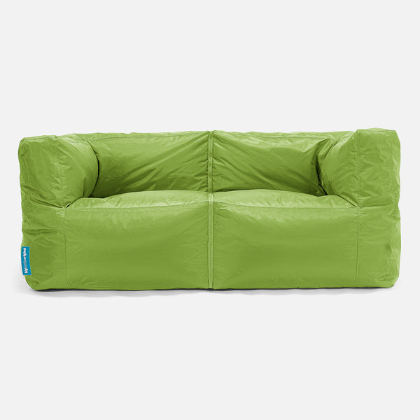 SmartCanvas™ Canapé Pouf Modulable 2 pièces - Vert Acide 01