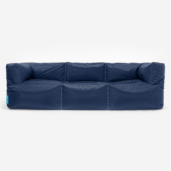 SmartCanvas™ Canapé Pouf Modulable 3 pièces - Bleu Marine 01