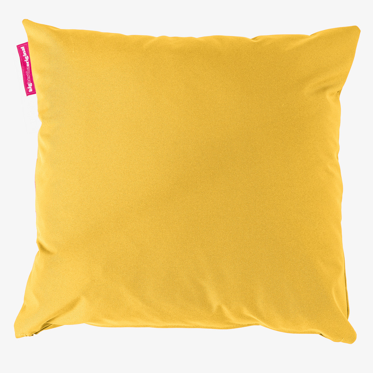 Housse de Coussin en Velours Jaune