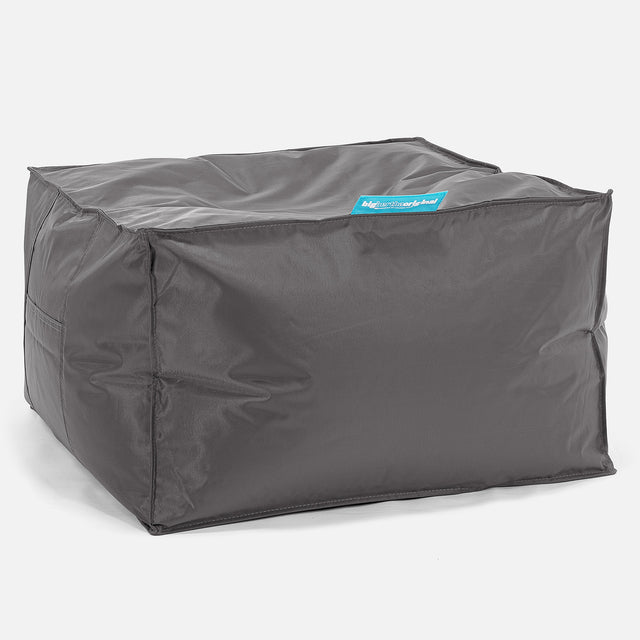 SmartCanvas™ Gros Pouf Carré - Anthracite 01