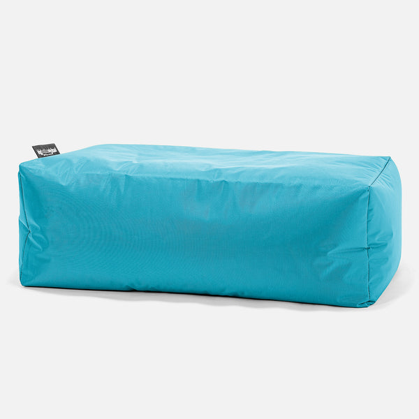 SmartCanvas™ Gros Pouf Repose Pied - Aqua 01