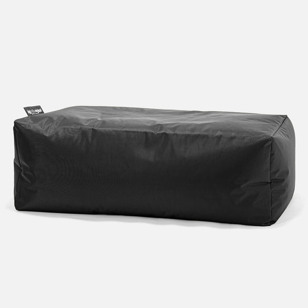 SmartCanvas™ Gros Pouf Repose Pied - Noir 01