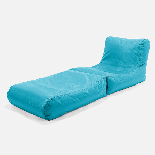 SmartCanvas™ Pouf Bain de Soleil Convertible - Aqua 01