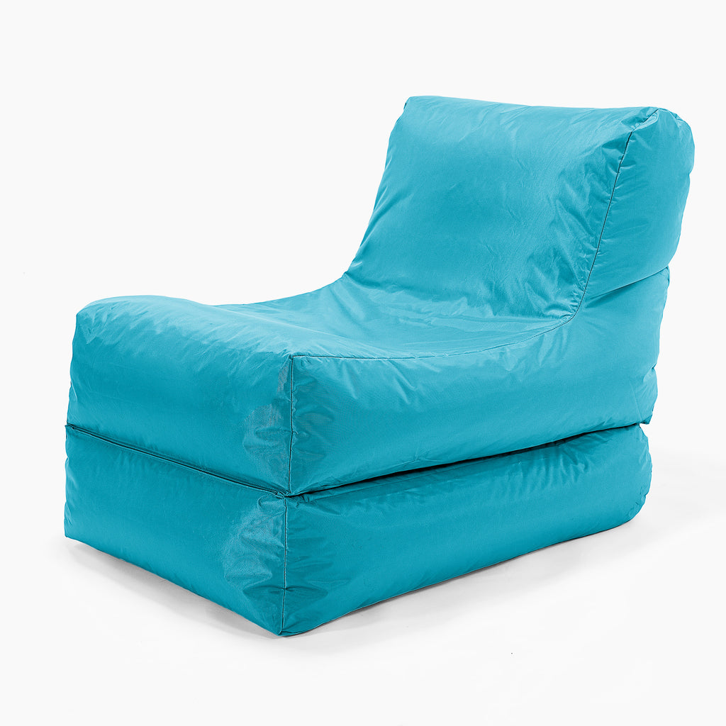 SmartCanvas™ Pouf Bain de Soleil Convertible - Aqua 03