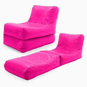 Pouf Bain de Soleil Convertible - SmartCanvas™ Rose Cerise