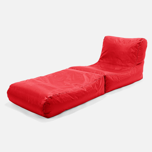SmartCanvas™ Pouf Bain de Soleil Convertible - Rouge 01