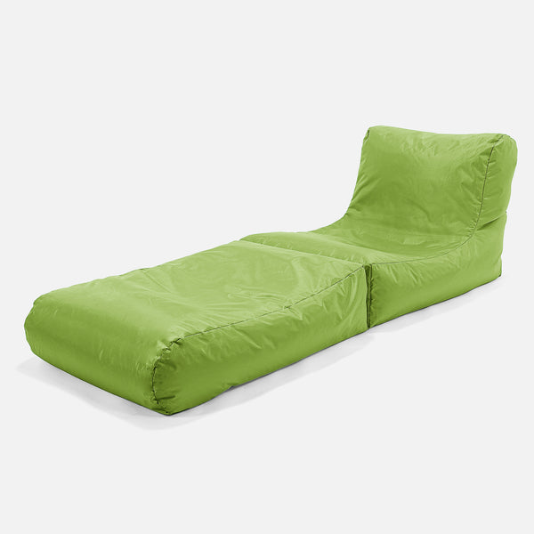 SmartCanvas™ Pouf Bain de Soleil Convertible - Vert Acide 01