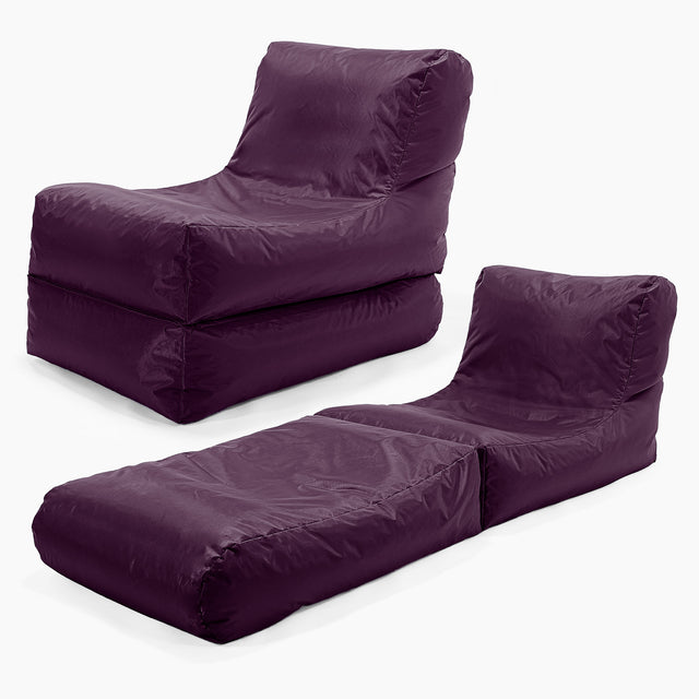 SmartCanvas™ Pouf Bain de Soleil Convertible - Violet 01