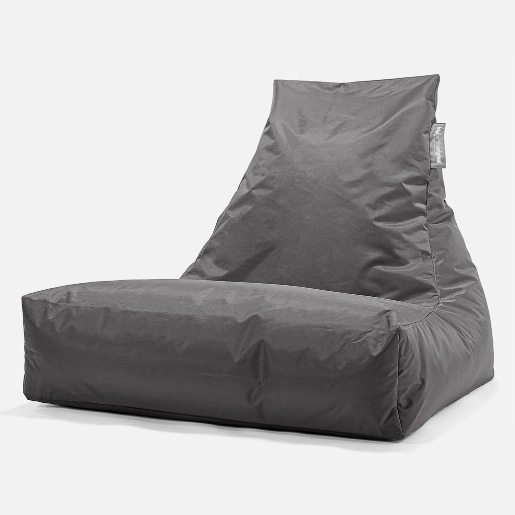 SmartCanvas™ Pouf Extérieur Lounger - Anthracite 01
