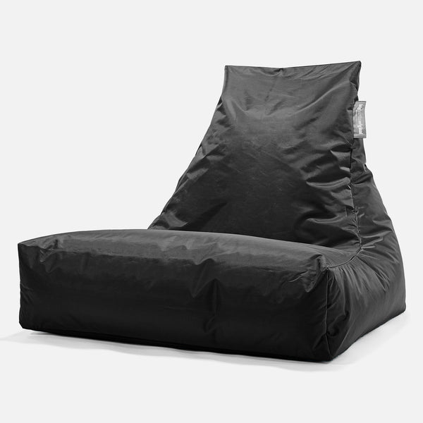 SmartCanvas™ Pouf Extérieur Lounger - Noir 01