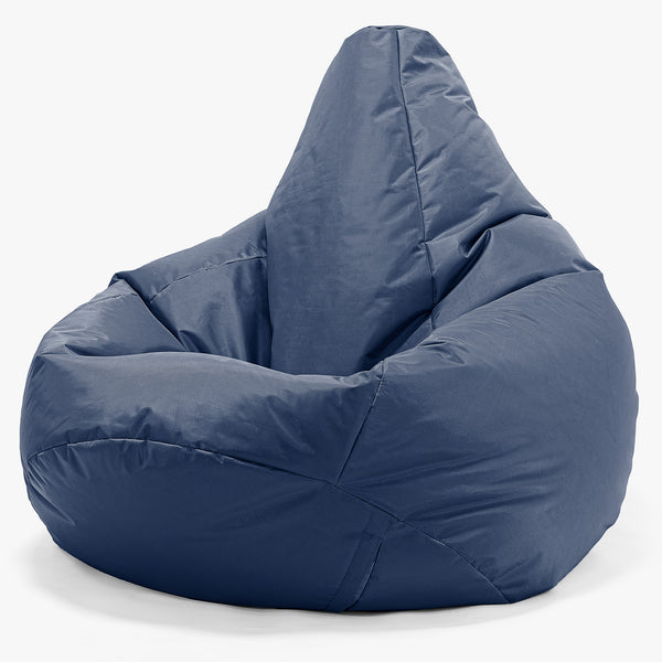 SmartCanvas™ Pouf Poire Gamer - Bleu Marine 01