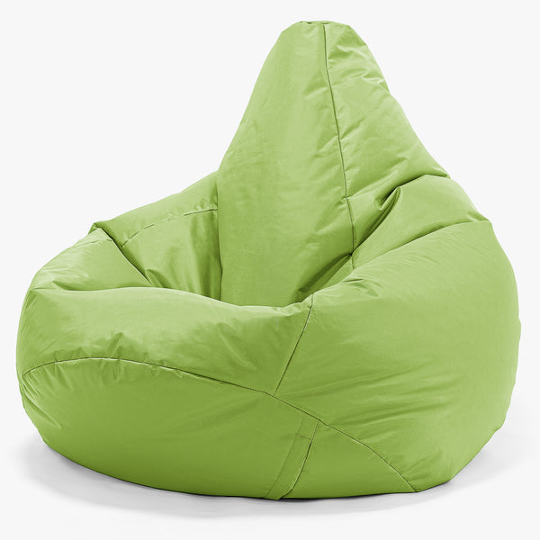 SmartCanvas™ Pouf Poire Gamer - Vert Acide 01