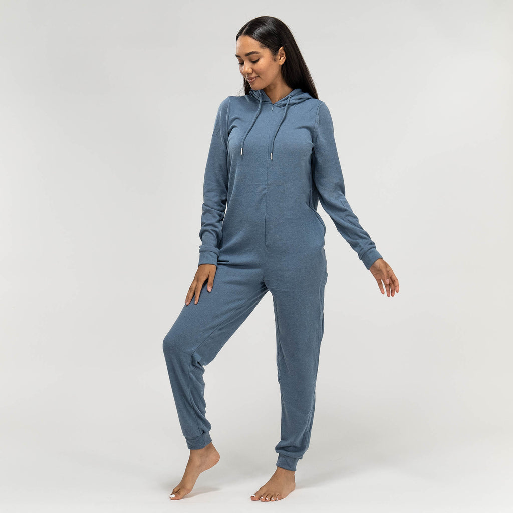 Combinaison Pyjama Bleu pour Femmes 01