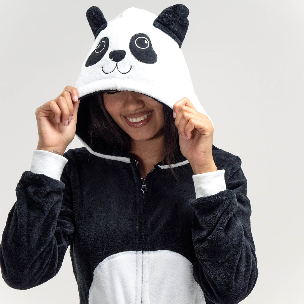 Combinaison Pyjama Panda en Polaire pour Femmes 02