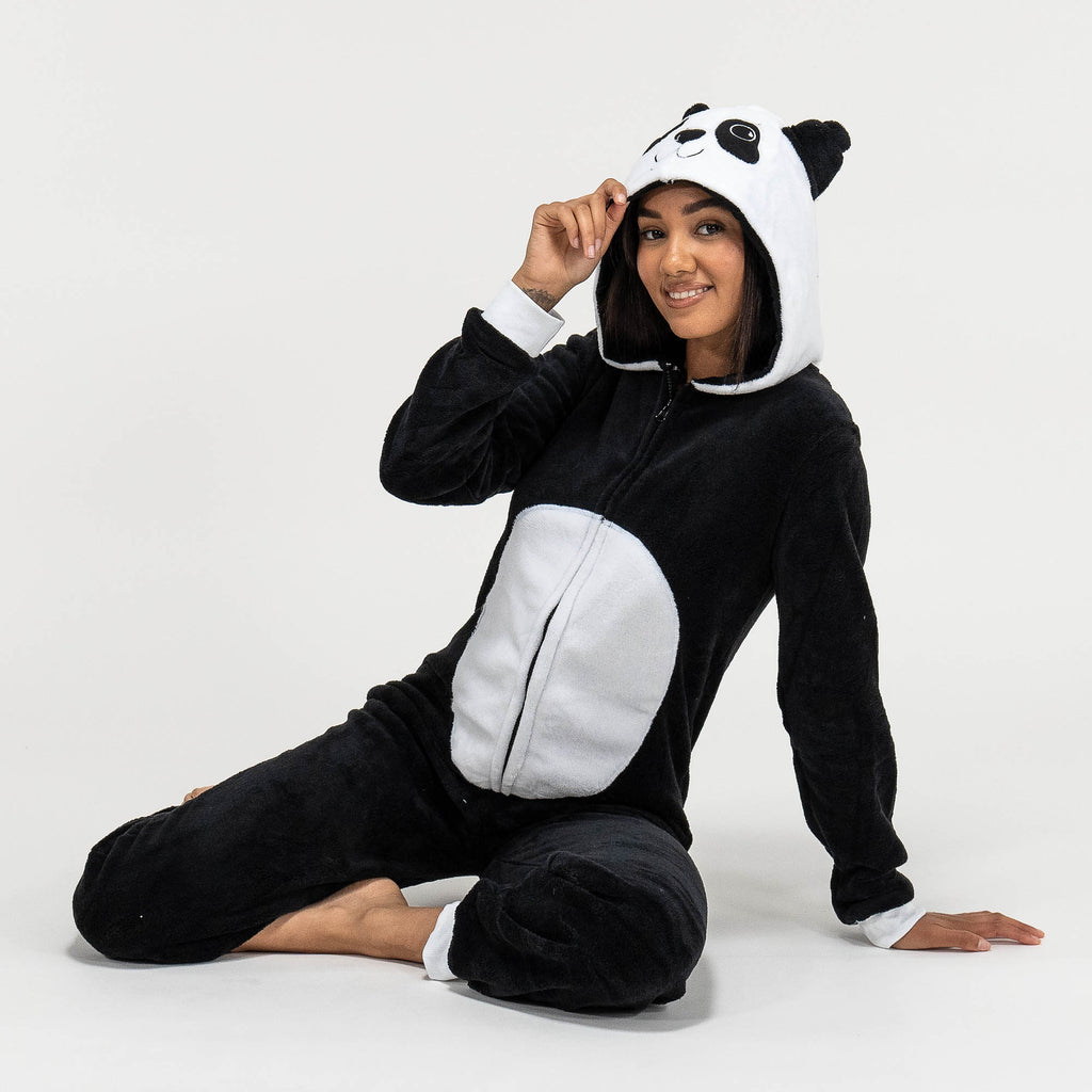 Combinaison Pyjama Panda en Polaire pour Femmes 05