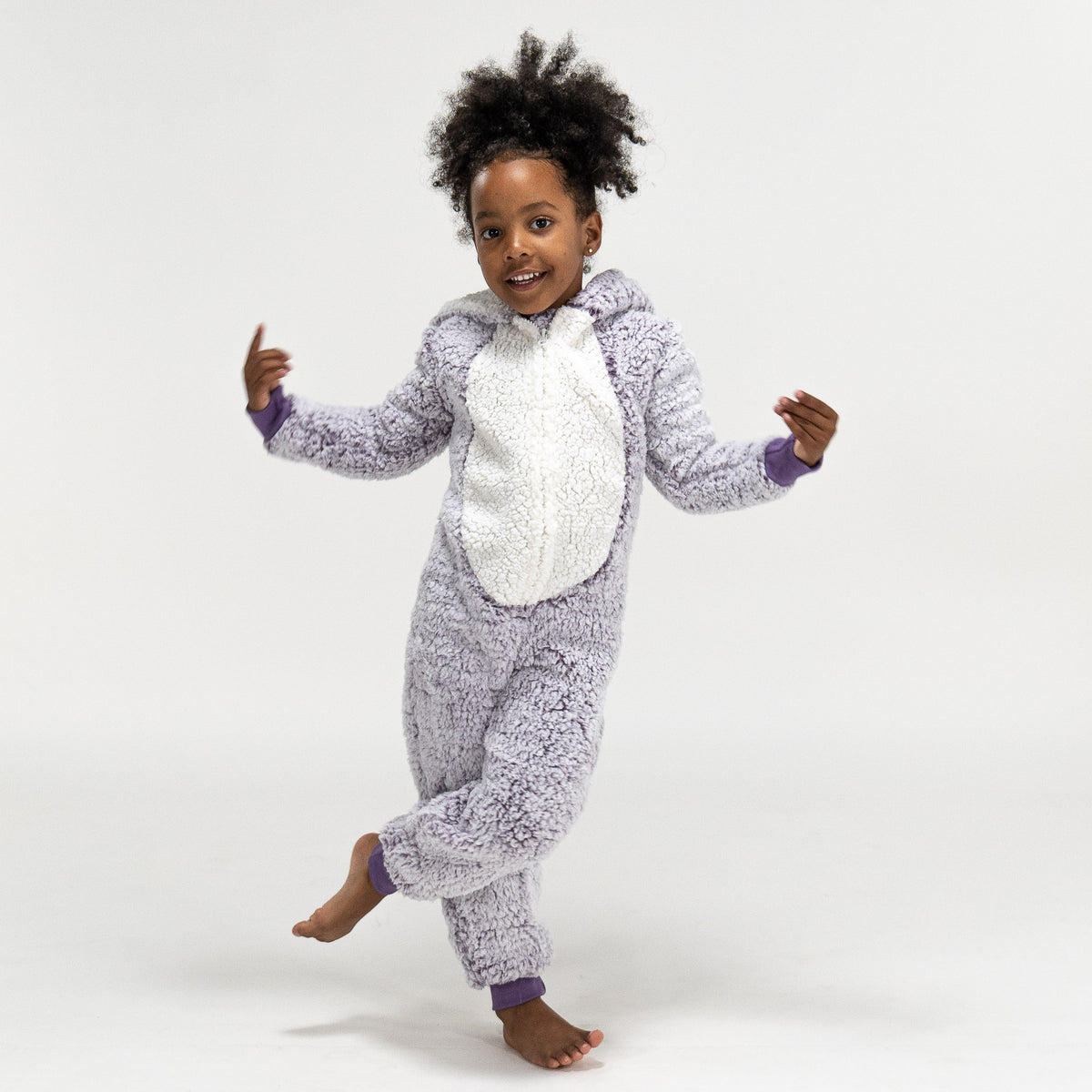 Combinaison Pyjama polaire pour enfants - Oursons, 5-10 ans