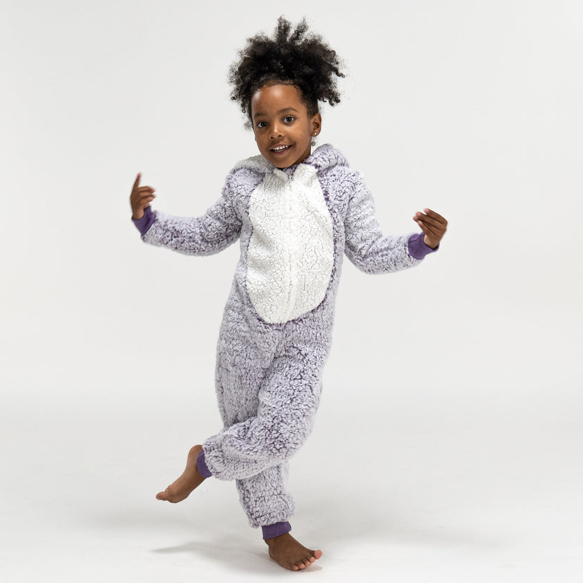 Combinaison Pyjama polaire pour enfants - Hérisson, 5-10 ans